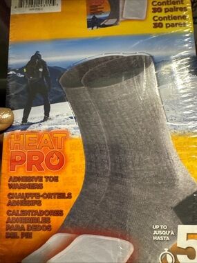Heat Pro Adhesive Toe Warmers 30-Pair Box EXP 2029